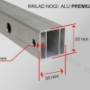 namiot ekspresowy - stelaż aluminium premium