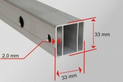 namiot ekspresowy - stelaż aluminium premium