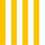 Biało - żółte pasy RS18